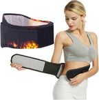 haozaikeji Self Heating Waist Belt Heated Waist Support Belt Adjustable Lumbar Brace Lower Back Support for Women Men Pain Relief