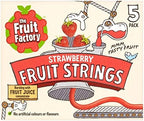 The Fruit Factory Strawberry Fruit Strings (5x20g) - Pack of 6