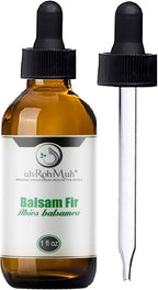 Balsam Fir Essential Oil, Abies Balsamea, Steam Distilled Fir Needle Oil, Fresh Evergreen Aroma for Aromatherapy, Diffuser, Massage, Candle & Soap Making, Natural Oil for Blends - 1 Fl oz