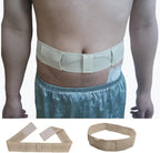 Breathable Peritoneal Dialysis Belt PD Catheter Mesh Pouch G-Tube Feeding Tube Peg Tubing Accessories Transfer Set Fixation Medical Nursing Supplies Adult Soft Adjustable Belly Band ((Small 24"-35"))