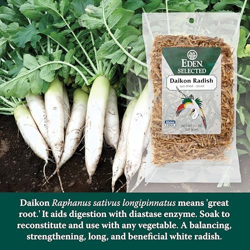 Eden Daikon Radish, 3.5 oz, Sun Dried, Shredded