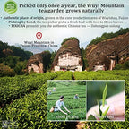 XIXICHA Dahongpao Oolong Tea 4.23oz (120g) China Wuyi Mountain Big Red Robe Oolong Tea Natural Loose Leaf Tea Strong fragrance Flower Fragrance Chinese Tea（96 cups） 特级大红袍 乌龙茶 中国功夫岩茶