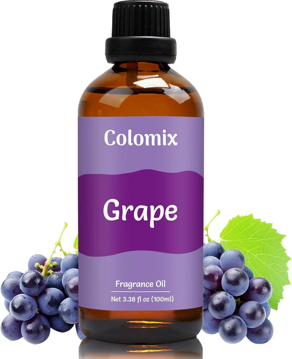 100ml Grape Fragrance Oil, Premium Essential Oils for Diffusers for Home - Candle Scents for Candle Making, Soap Making Supplies and More DIY Projects, Gift Scented Oils