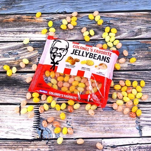 Frankford KFC Fried Chicken, Gravy, and Sweet Corn Flavored Gag Jelly Bean Candy Bag, Set of 3