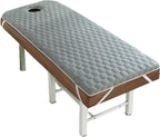 KKCD 1.2/1.6/2/2.4In Thick Memory Foam Mattress Topper for Massage Table,Spa Bed Mattress with Breathe Hole,Square/Round/Trapezoidal Head Massage Accessories Protective Pad,4cm/1.6in,R 80x190cm