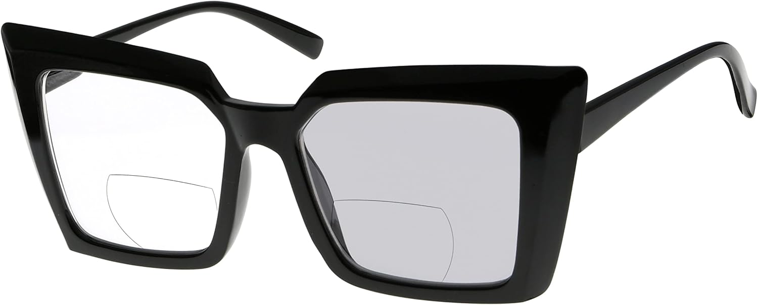 Eyekepper Transition Photochromic Bifocal Readers Reading Glasses for Women Oversized