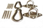 MHMYDZ 1000 lb Capacity Heavy Duty Hammock Hanging kit Ultra Durable Hooks Carabiners for Hammock Stand Hammocks Swing Chair,Multiple Indoor Outdoor Suspension Ceiling Hooks