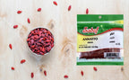 Sadaf Annatto Seed - Annato Seeds for Cooking and Food Flavoring - Achiote Seeds - Spices & Seasonings - Kosher - 1 Oz Resealable Bag