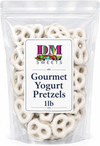 Yogurt Covered Pretzels – 1 lb Resealable Bag | Sweet & Crunchy Snack | Gourmet Yogurt‑Dipped Pretzel Treats | Perfect for Gifting, Parties, Charcuterie Boards & Everyday Snacking