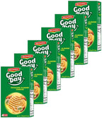 Britannia Good Day Pistachio/Almond Cookies 8.15oz (231g) - Breakfast & Tea Time Snacks - Delicious Grocery Cookies (Pack of 6)