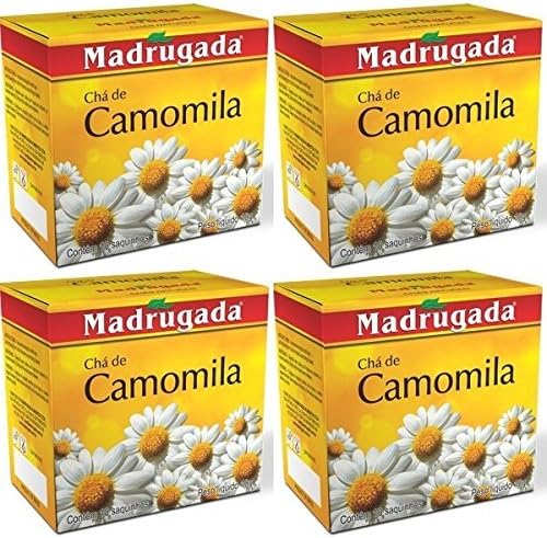 Madrugada Chamomile Tea 0.5oz | Cha de Camomila 15g (Pack of 04)