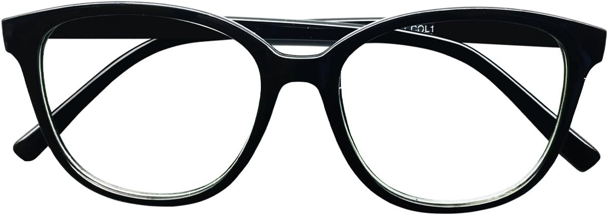 Mens Womens Photochromic Reading Glasses Readers Oversize Eyewear Black Purple