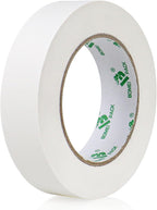 BOMEI PACK White Gaffer Tape, Matte Non-Reflective, 1inch x 30yds No Residue Hand Tear Self-Adhesive Gaffer Tape for Labeling, Cable, Stage, Photo Studio, Painters and Duct Repair, 1 Pack
