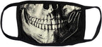 kreepsville 666 Fashion Face Mask Costume Vanity Covering (Skull Mouth White)