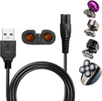 Universal Head Shaver, USB Charging Cable for Many Brands, Compatible with Bird Freedom Skull Shaver