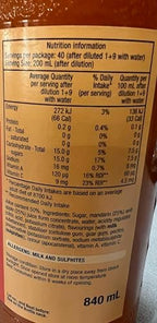 Sunquick Mandarin Syrup 840 mL
