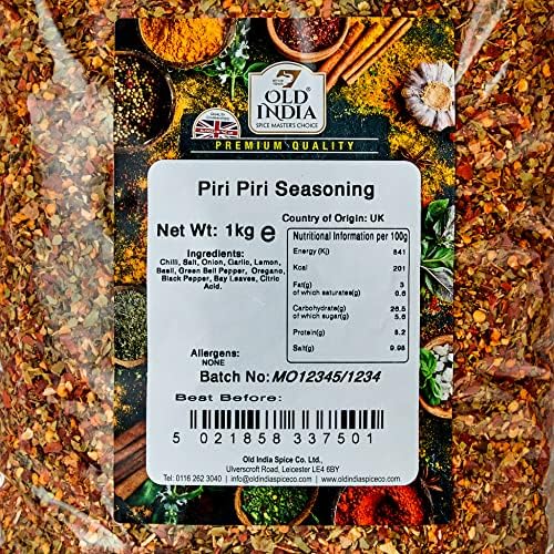 Old India Piri Piri Seasoning 1 Kg
