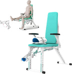 Electric Lower Limb Trainer with Remote Control, -10~150° Full Angle Exercise and Adjustable Backrest Knee Joint Rehabilitation Device for Leg Extension and Bending