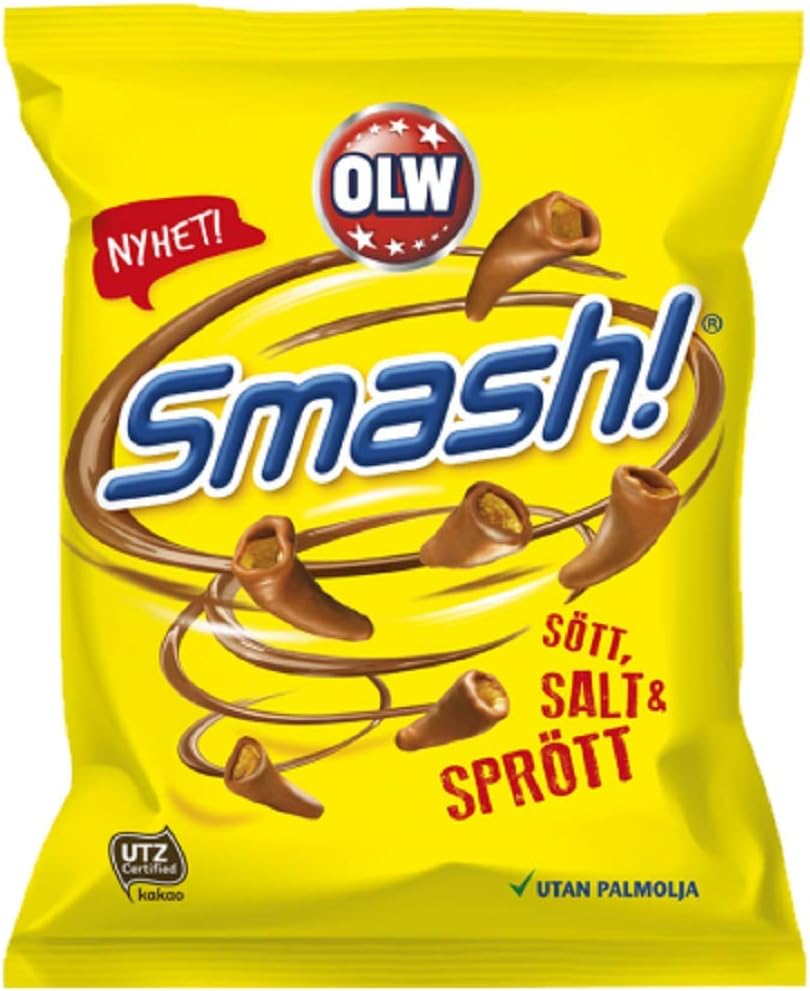 Nidar Smash Snacks 100g, 10-Pack
