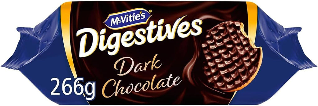 McVities Dark Chocolate Digestive 266G (Pack of 6)