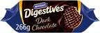 McVities Dark Chocolate Digestive 266G (Pack of 6)