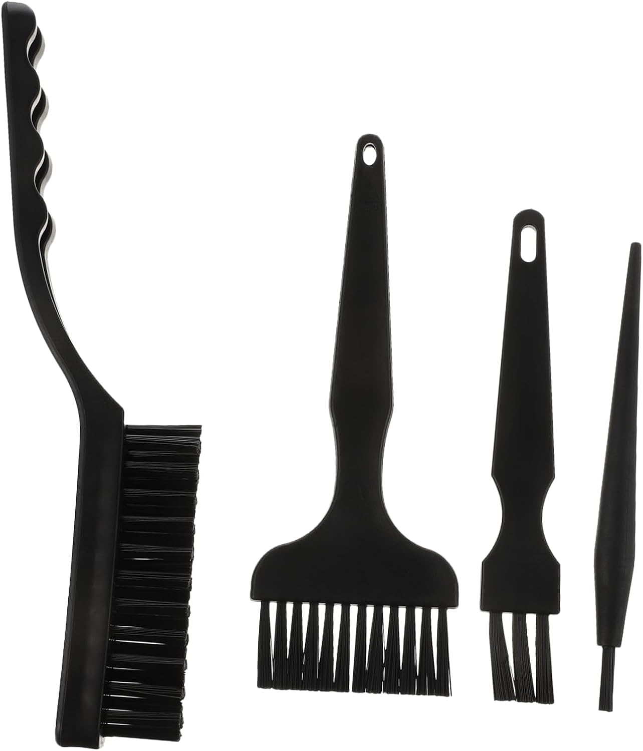 ULTECHNOVO 4pcs -Static Cleaning Brush Kit Portable Handle Dust Cleaning Equipment for Keyboards Circuit Boards Fans USB Ports and Household Appliances