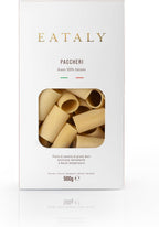 Eataly Italian Paccheri Pasta Noodles - 500g (17 oz.) Box -Authentic Durum Semolina Wheat - Made in Italy- Dried Pasta for Gourmet Dining, 1 Pack