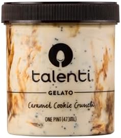 Talenti Gelato For a Delicious Frozen Dessert Caramel Cookie Crunch Made with Ingredients 1 pint