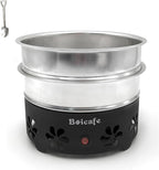 Coffee Bean Cooler Electronic Bean Cooling Machine with 304 Stainless Steel Mesh Two Layers 1.3lb Big Capacity Household Roasting (2 Layers)