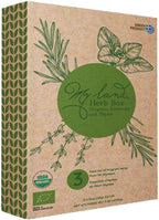MY LAND Organic Mediterranean Herb Set – Greek Oregano, Rosemary & Thyme from Mount Olympus (3 × 1.76 oz) – USDA Organic Dried Herbs for Cooking, Seasoning & Herbal Tea