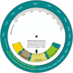 Bmi Upgraded BMI Body Mass Index Wheel Calculator Single Sided Easy Operation Suitable for 20 Adult 150mm Diameter