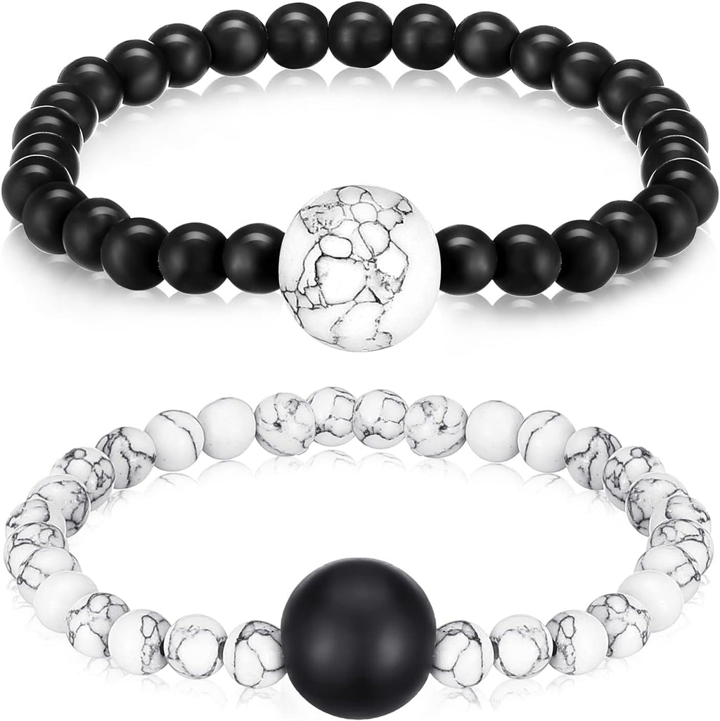 Yinkin 2 Pcs Anti Nausea Wristband Sea Sickness Relief Motion Wristbands Acupressure Bracelet for Car sickness Travel Push Bead into Wrist, Helps Vertigo, Relieves Dizziness