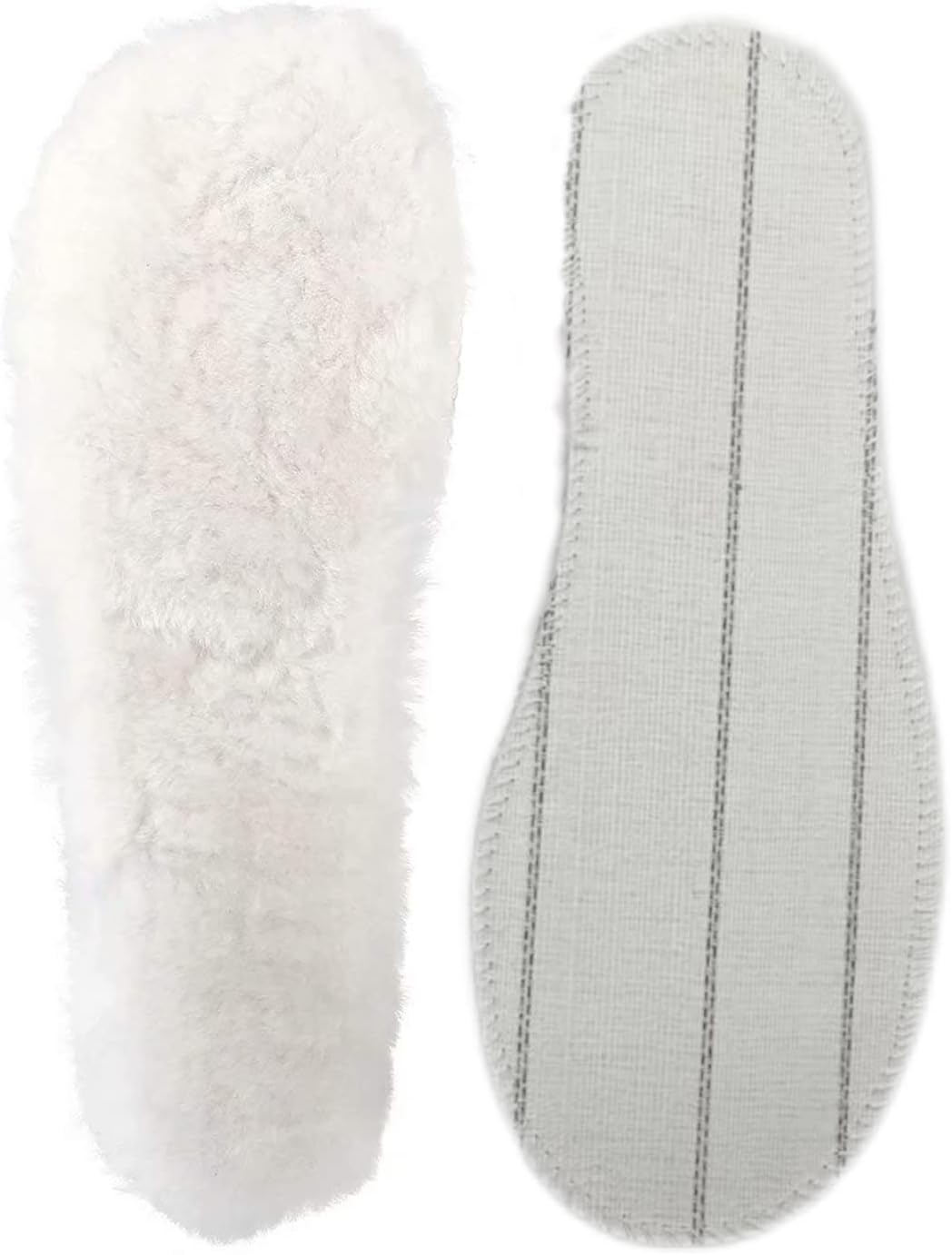 MaxW Winter Merino Wool Insoles for Women Soft Warm Shoe Inserts Fleece Shoe Pads Replacement for Slippers Boots F9