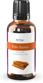 ArOmis Organic Palo Santo Essential Oil - 100% Pure Therapeutic Grade 30ml (1 Fl Oz) - Undiluted, Premium, Oils for Aromatherapy Diffuser