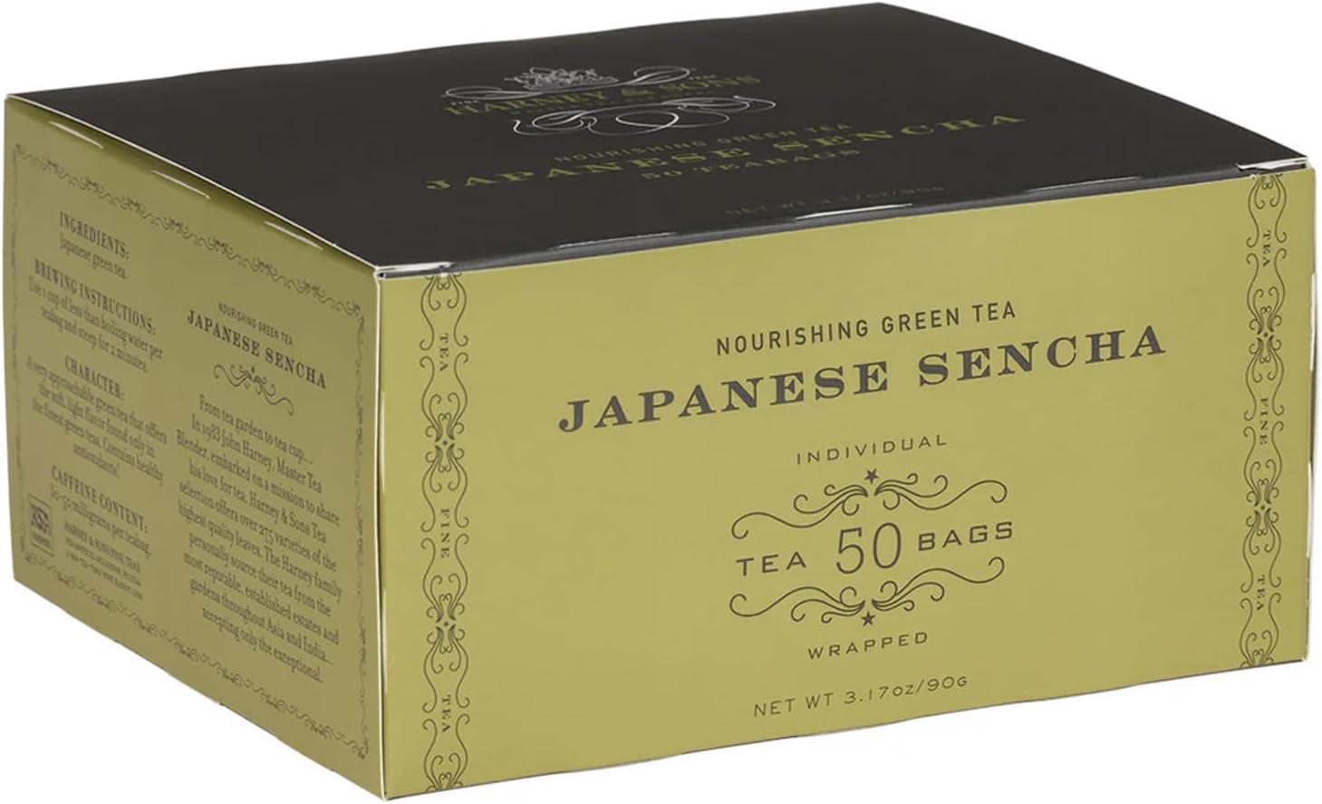 Harney & Sons Japanese Sencha Green Tea, 50 Tea Bags