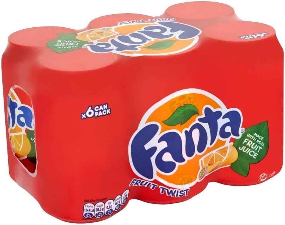 Fanta Fruit Twist (6x330ml) - Pack of 2