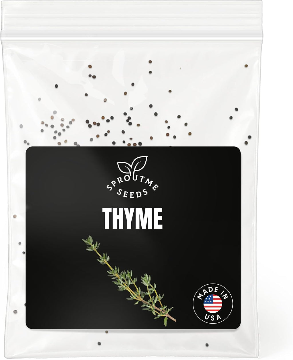 Thyme Seeds for Planting – 200+ Perennial Culinary Herb Seeds, Fragrant Ground Cover for Garden Beds and Pots, Non-GMO Heirloom, High Germination (Thymus vulgaris)