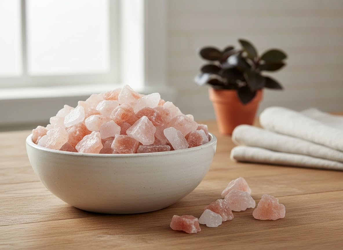 Himalayan Pink Salt Crystals- Food Grade - 1"-2" Chunks 5lbs (5 POUNDS) by Black Tai Salt Co.