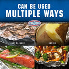 Kingsford Extra Wide Aluminum Foil Roll, Durable, Heavy Duty Grilling Foil for BBQ, Baking, Roasting, Food Storage, Grill Grate Coverage, and Larger Cuts, 18 Inch x 100 Sq Ft