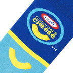 Crazy Socks – Food Brand Icons Novelty Crew Socks – Large – Snack Pantry Graphic Socks – Funny Food Gift Socks