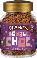 Beanies Flavour Instant Coffee - Double Chocolate Instant Flavored Coffee - Bold & Adventurous Full-On Flavor - An Indulgent Sugar Free Taste Explosion - Low Calorie - Vegan & Gluten Free - Wheat & Dairy Free, 50g jar