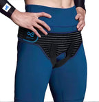 Hernia Belt for Men and Women Flexible Adjustable Inguinal Groin Hernia Belt Support Truss Pain Relief Recovery Strap with 2 Removable Compression Pads Comfortable Material (M)
