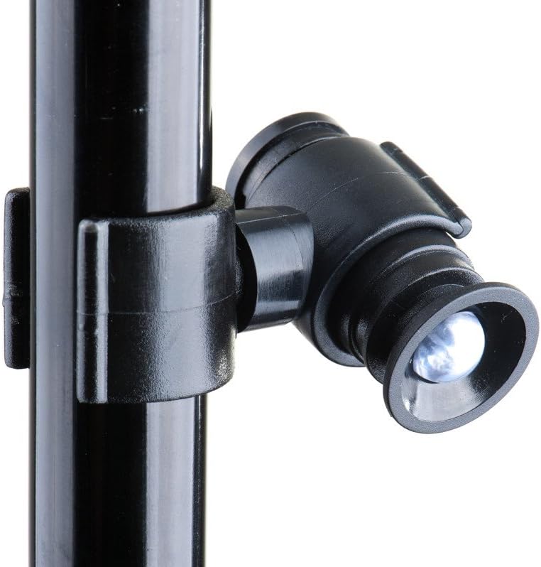 LightBaum 2G- New Improved Adjustable LED Flashlight for Crutches, Canes, & Walkers, Helps Prevent Falls During Dark Hours, Perfect Illumination Allows Users To See At Night (Universal tube mount)