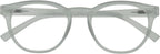 OPULIZE BLU Blue Light Blocking Reading Glasses for Women Men, Cool Round Frame with Anti-Glare Computer and Gaming Eyewear, UV and Eyestrain Protection, Ice +1.50 (Pack of 1)