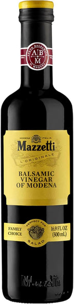 Mazzetti Balsamic Vinegar of Modena PGI, 16.9 Fl Oz, Versatile, Light & Zesty, Perfect for Salad Dressings, Vinaigrettes & Marinades, Crafted in Italy