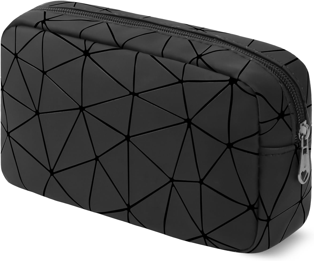 Likesing Period Bag for Girls Womens, Leather Sanitary Napkin Storage Bag, Portable Menstrual Pad Bag Period Pads Pouch, Small Make Up Bags(Black)