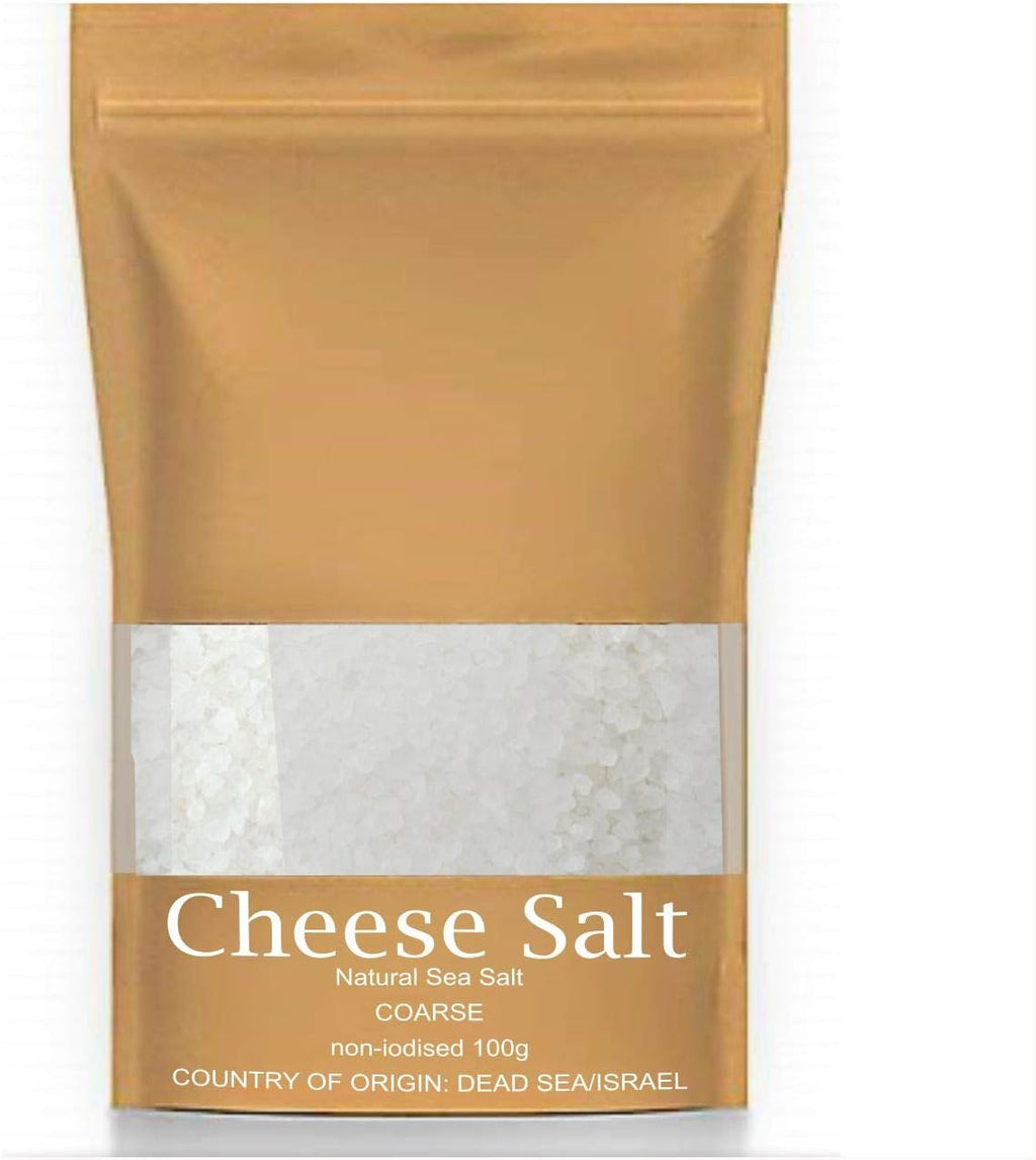 CHEESE MAKING SALT 100g - SEA SALT FREE FROM ADDITIVES-FROM DEAD SEA-NON IODISED …