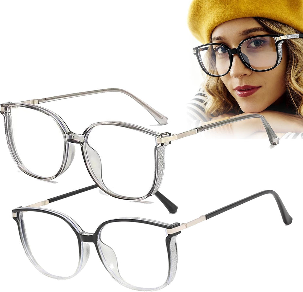 2026 New Women's Portable Fashion Anti-blue Light Reading Glasses,with Sparkling Bling Diamonds