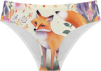 Amzbeauty Women's Cool Animal Underwear,Low Waist Stretch Briefs Soft Underpants Breathable Ladies Panties Size S,M,L,XL