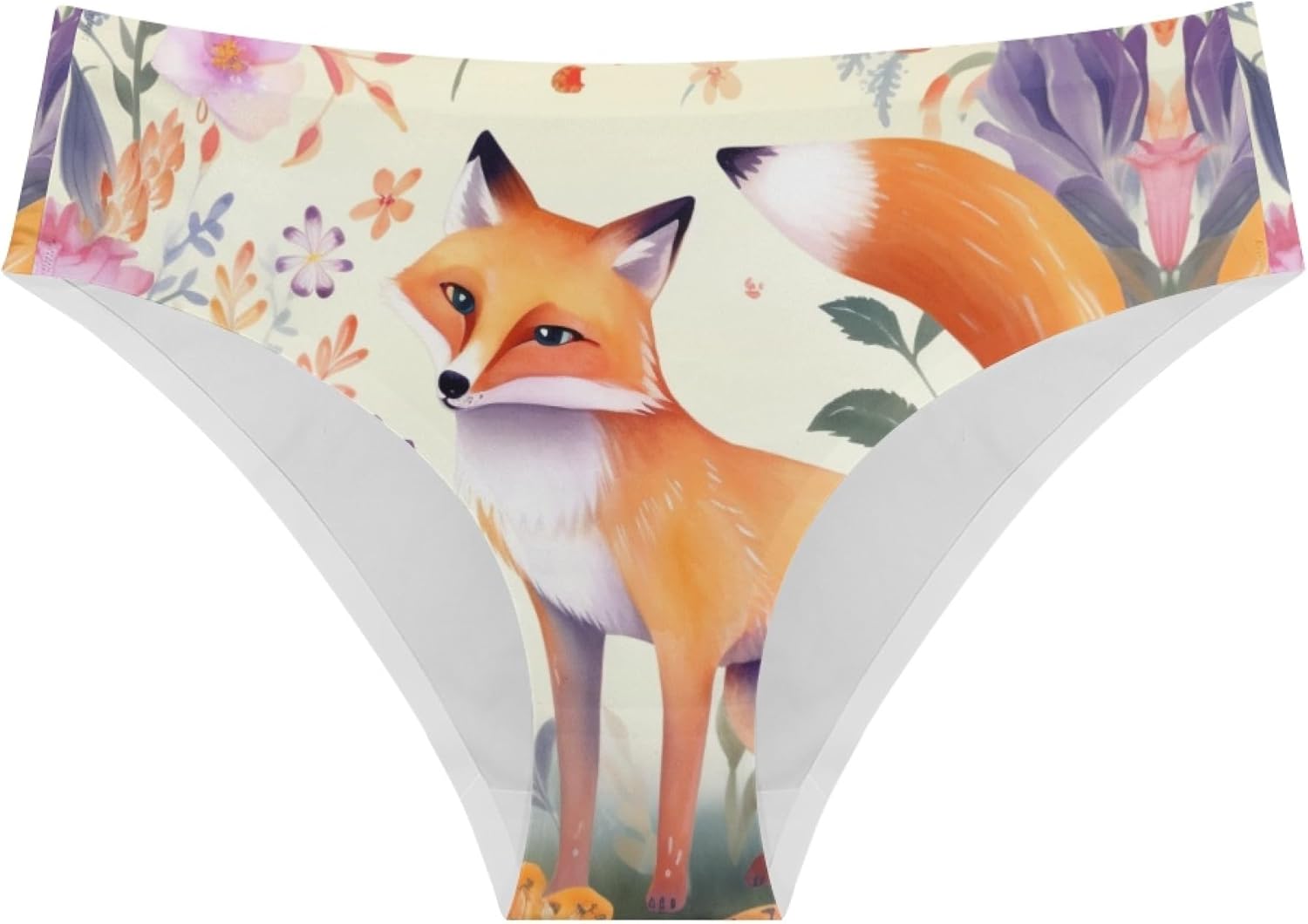 Amzbeauty Women's Cool Animal Underwear,Low Waist Stretch Briefs Soft Underpants Breathable Ladies Panties Size S,M,L,XL
